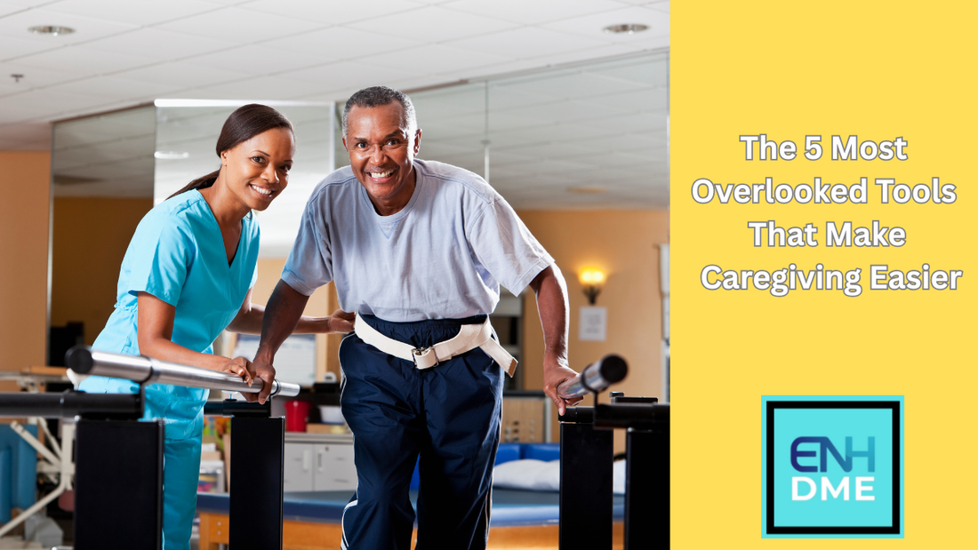 caregiver helping a client walk with a Gait Belt