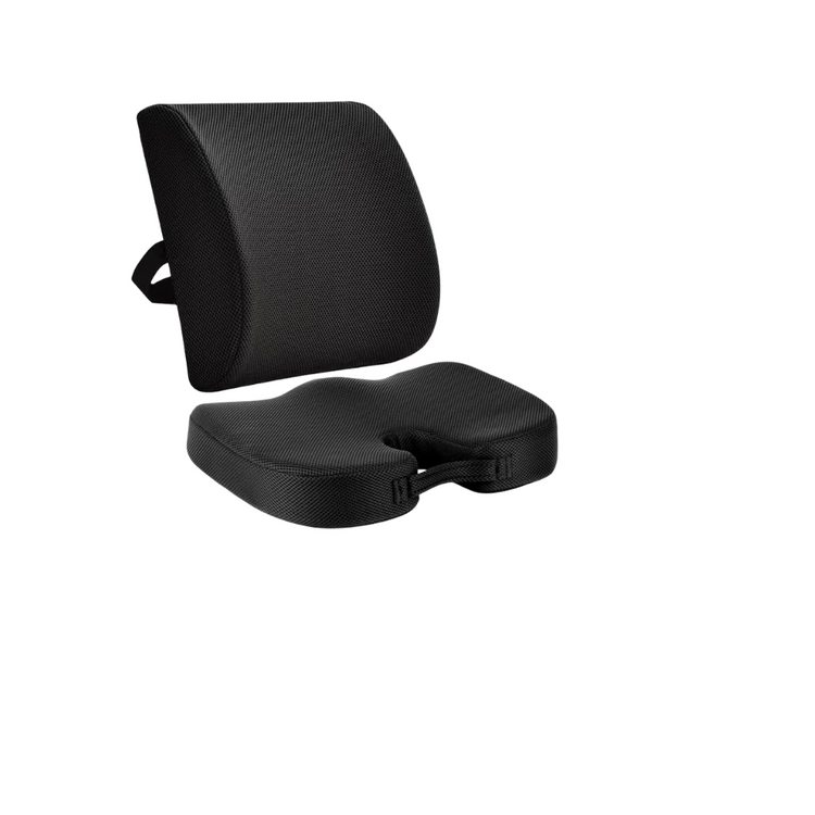 Black Support cushion for back and seating