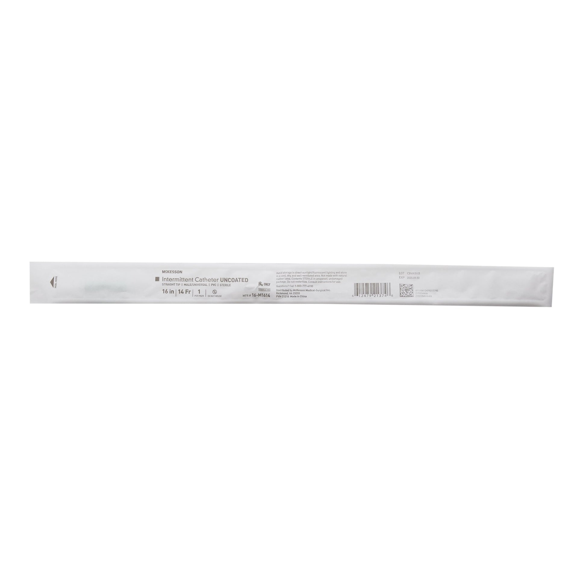 Rectangular white light bulb packaging on a white background