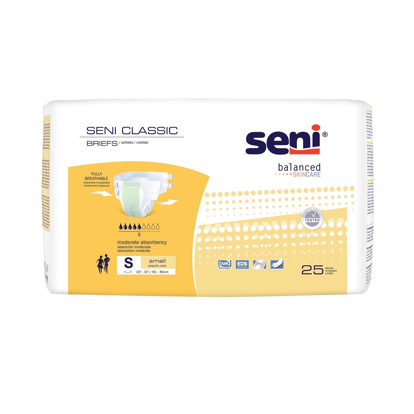 Pack of Seni Classic briefs on a white background