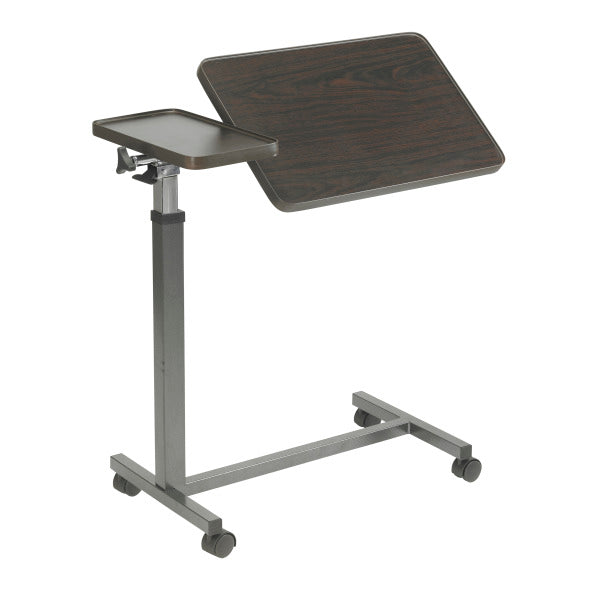 Overbed Table – Double Top with Tilt & Fixed Surfaces
