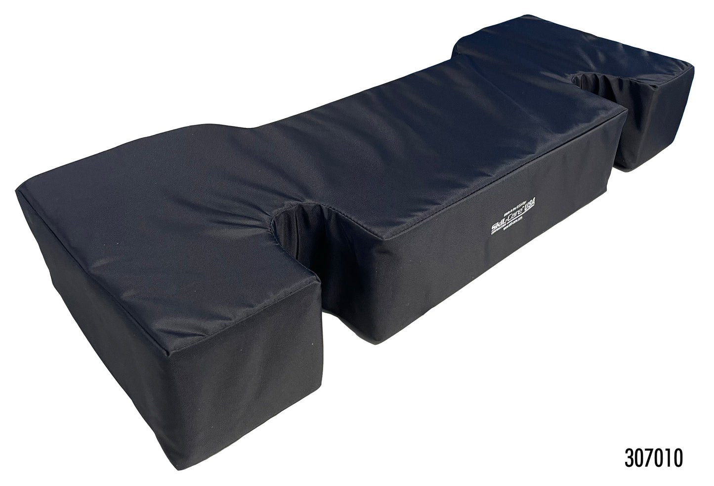 Black vehicle seat cover on a white background