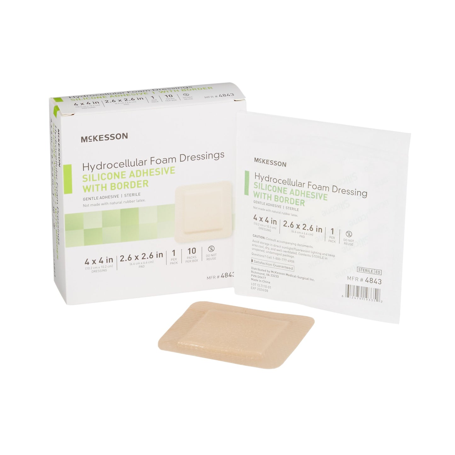 McKesson Silicone Foam Dressing