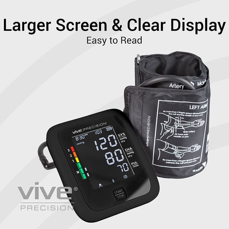 Blood Pressure Monitor Single Button Smart Phone Compatible