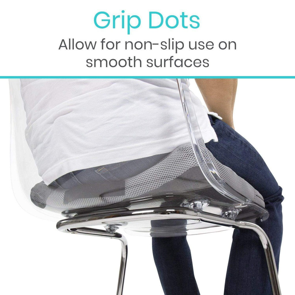 Chair with grip dots on a white background
