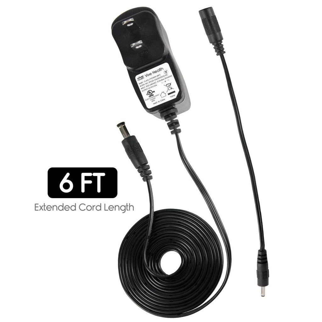 Vive Precision Power Adapter has a 6ft Cord