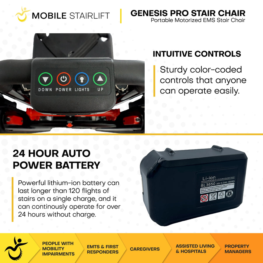 Genesis Flex Mobile Stairlift Chair