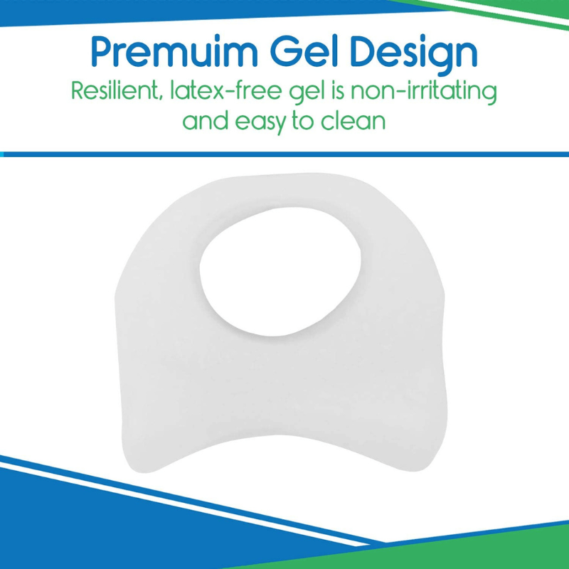 White gel design product with text about premium gel design on a white background