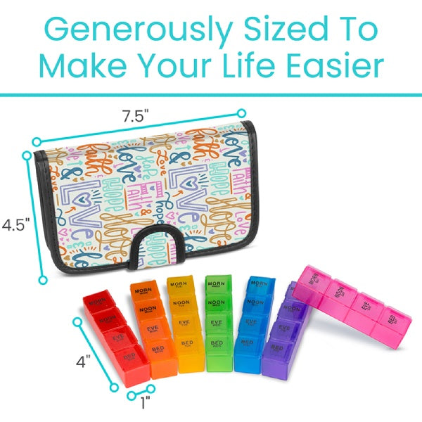 Travel Pill Organizer (Faith Case)