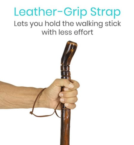 Vive Wooden Walking Stick (2 Pack)