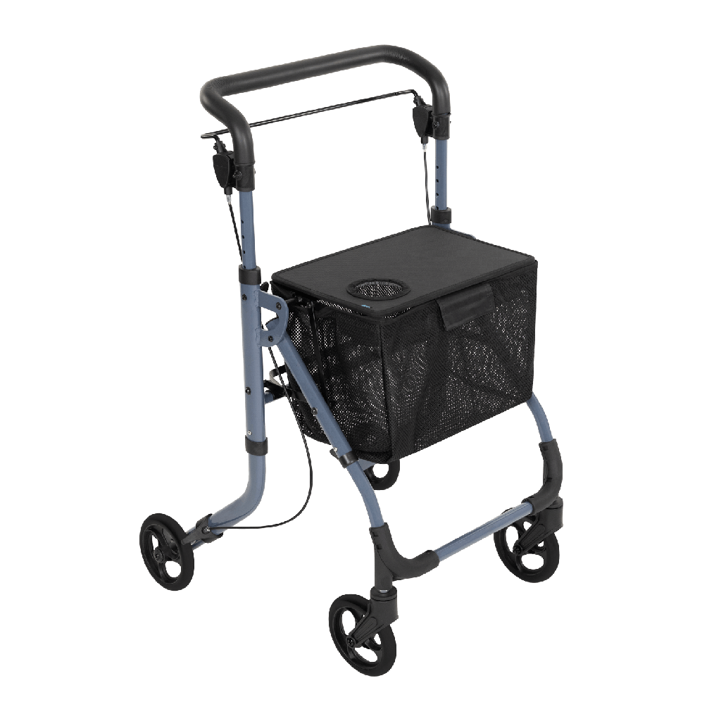 rollator with tray