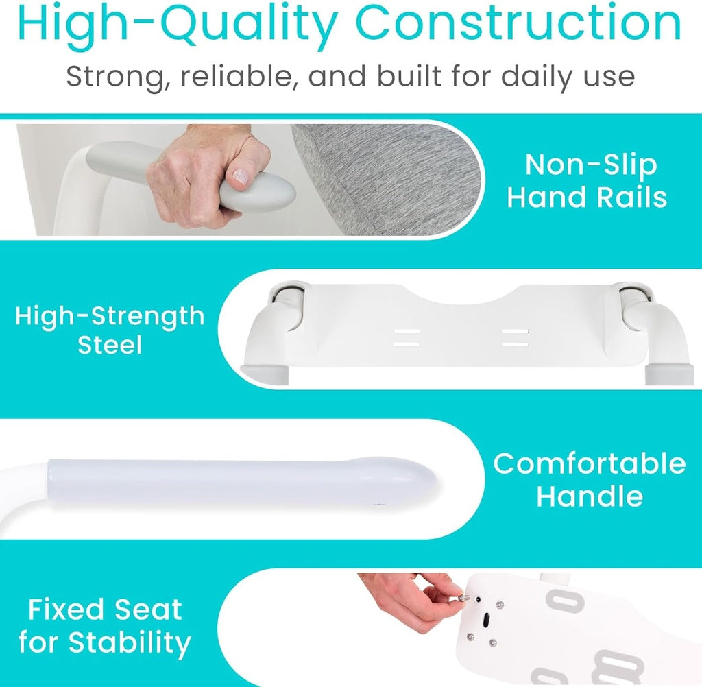 Rise Up Toilet Rail construction is solid