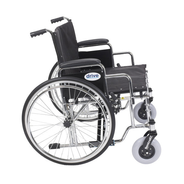Wheelchair with 'Drive' branding on a white background