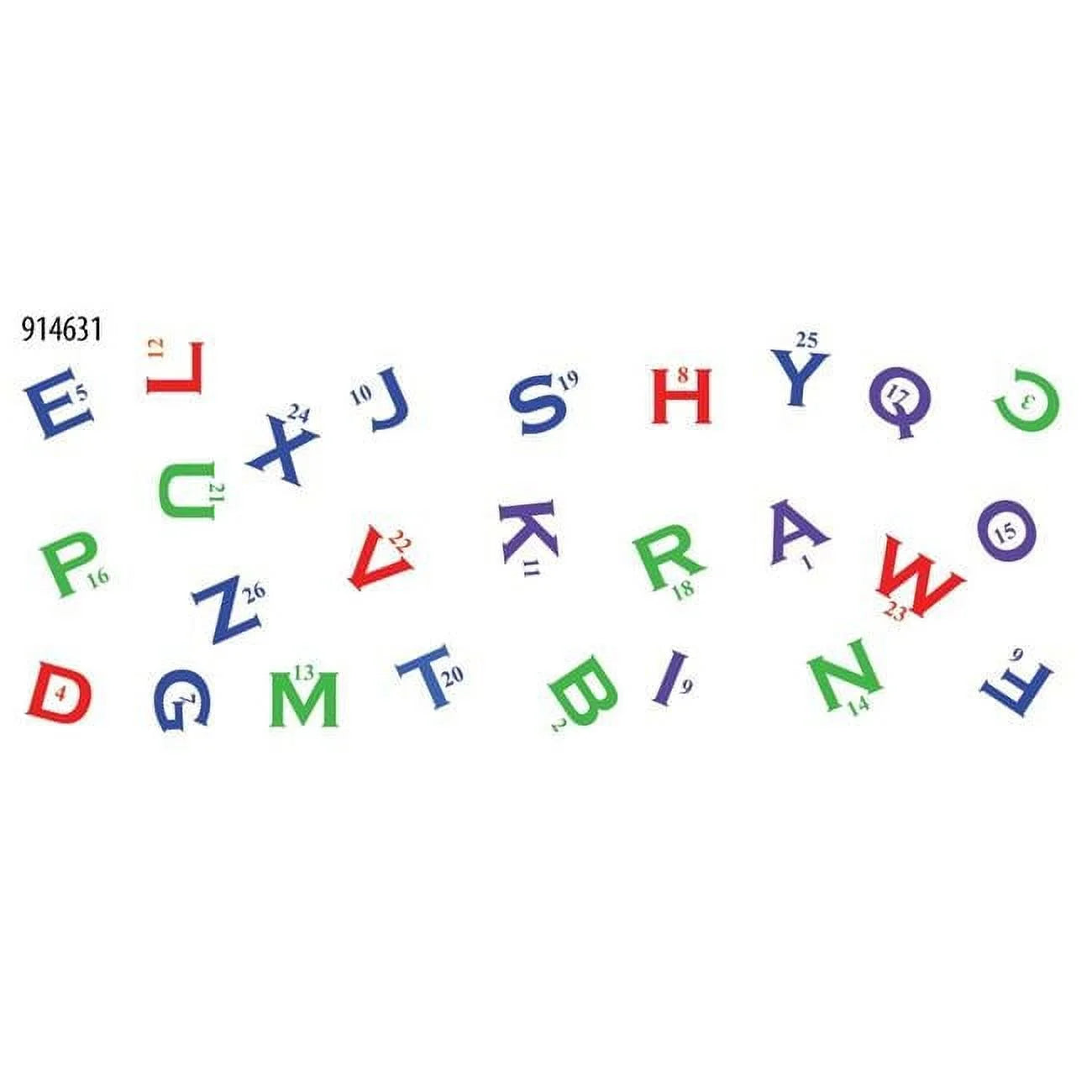 Alphabet, Number & Symbol Gel Pads – 16"W x 7"D, Sensory Learning Tools