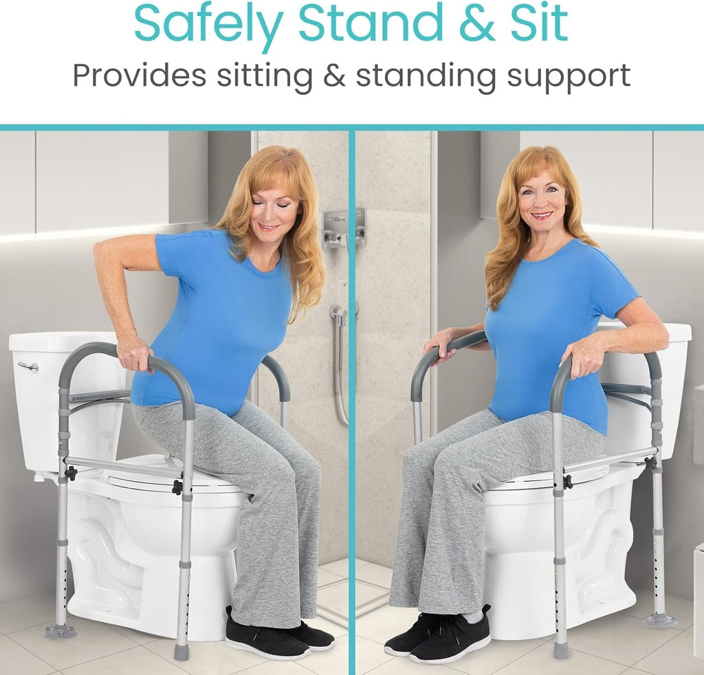 Toilet Safety Frame With Handles keeps you safe