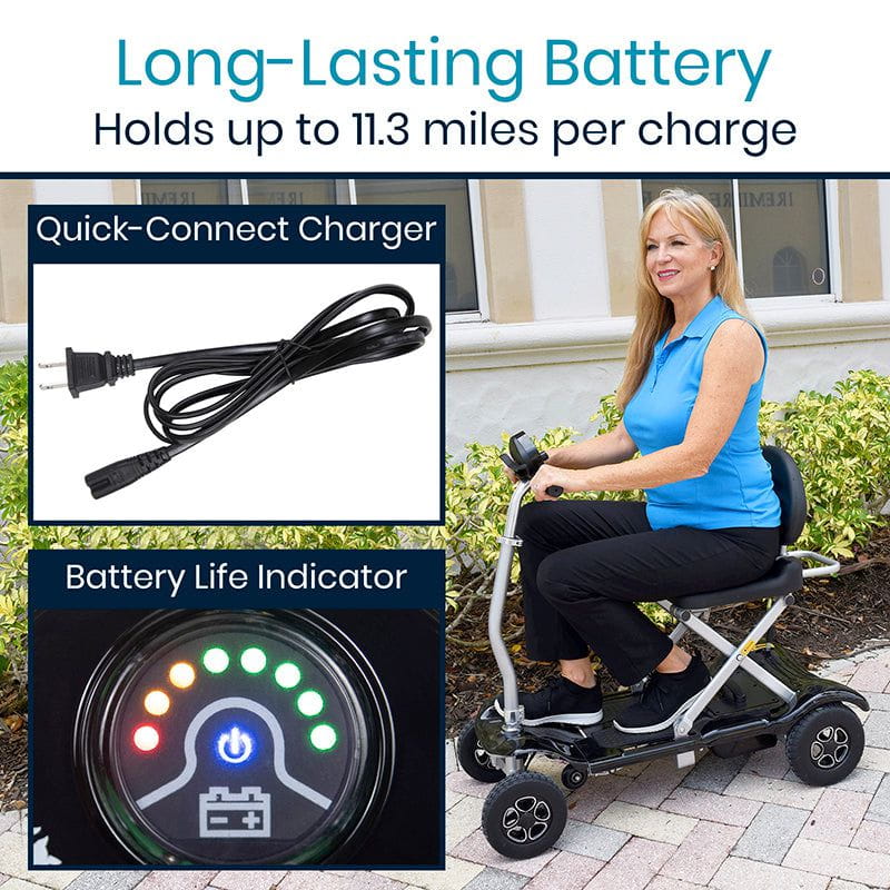 MOB1058BLK
Vive Foldable Mobility Scooter battery