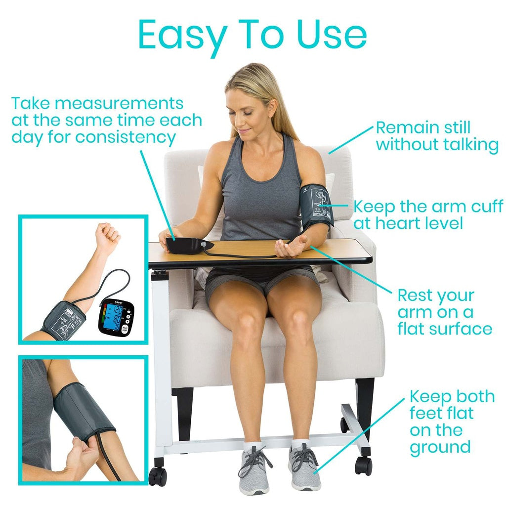 Vive Precision Blood Pressure Monitor is easy to use