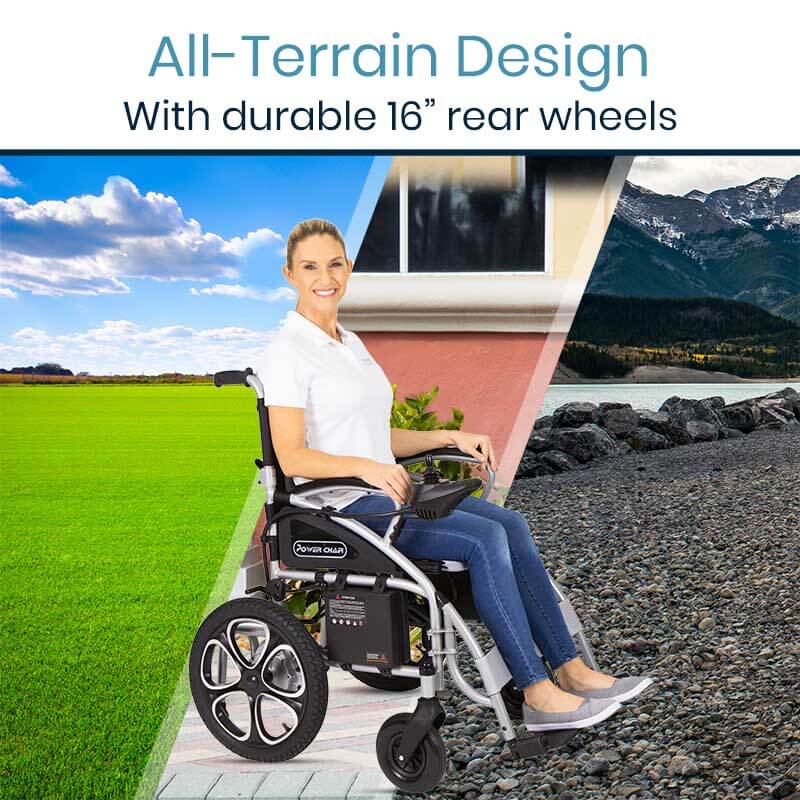 Vive Compact Electric Wheelchair MOB1029S All Terrain