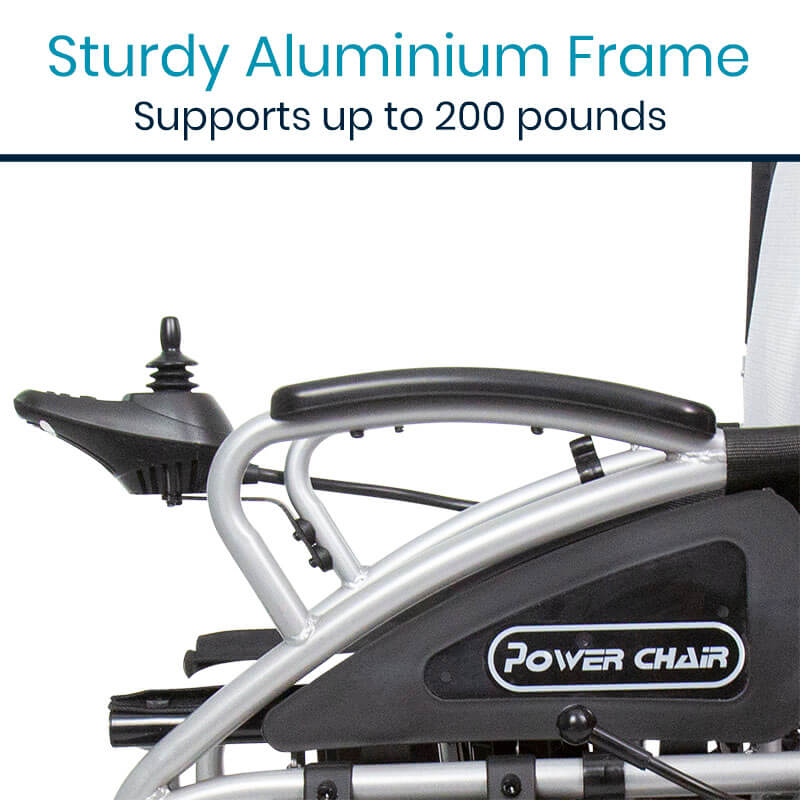 Vive Compact Electric Wheelchair MOB1029S aluminum Frame
