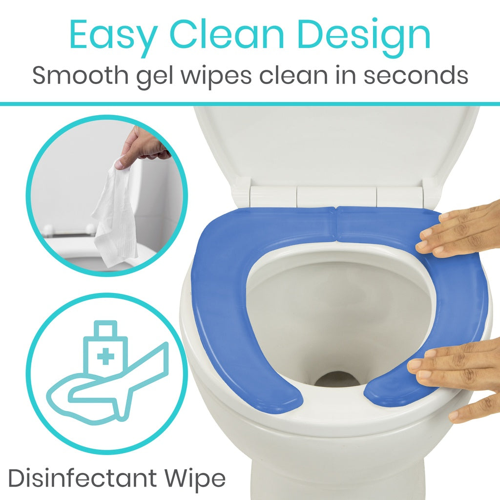 Vive Gel Toilet Seat Cushion is easy to clean
