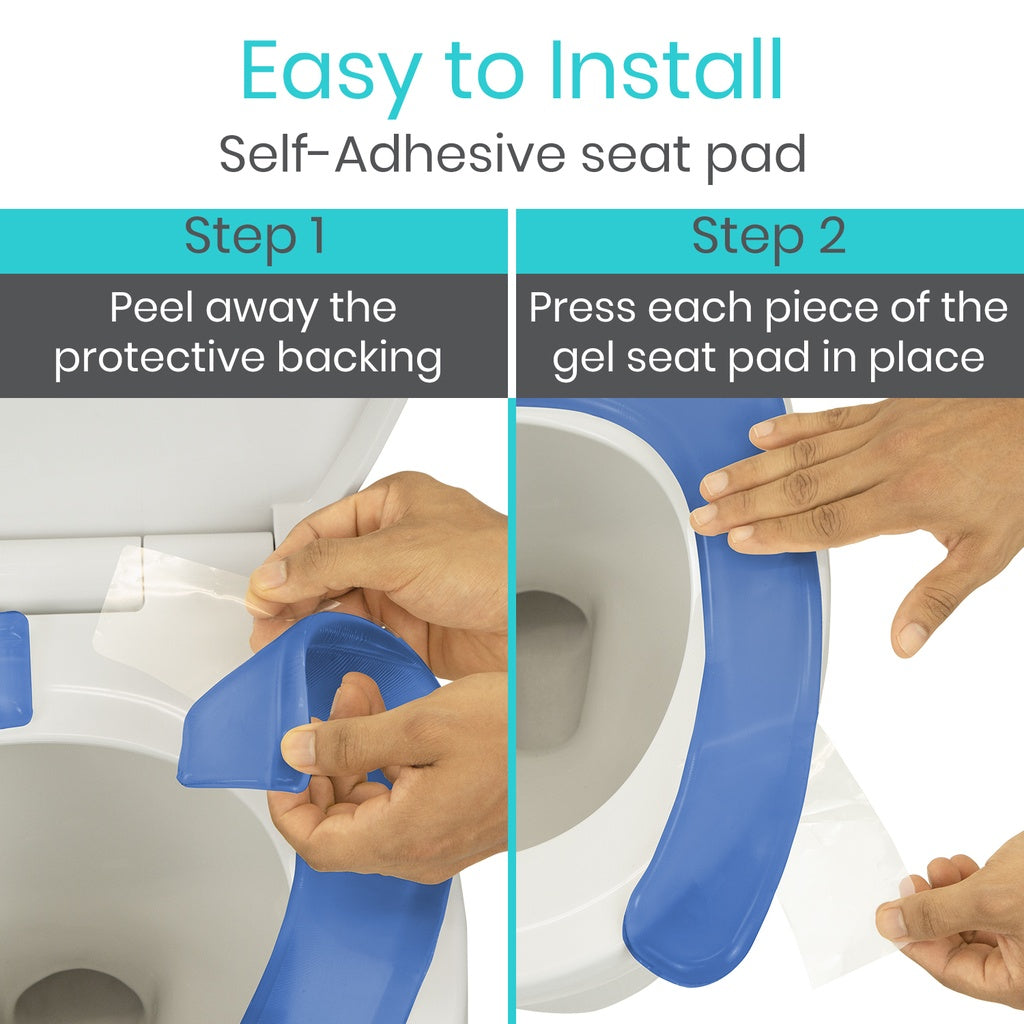 Vive Gel Toilet Seat Cushion is easy to install