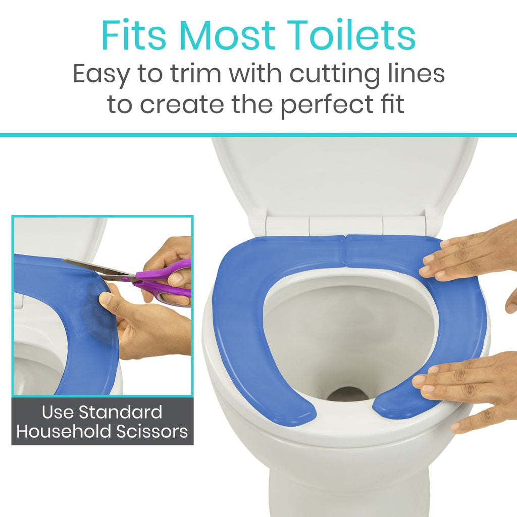 Vive Gel Toilet Seat Cushion fits most toilets