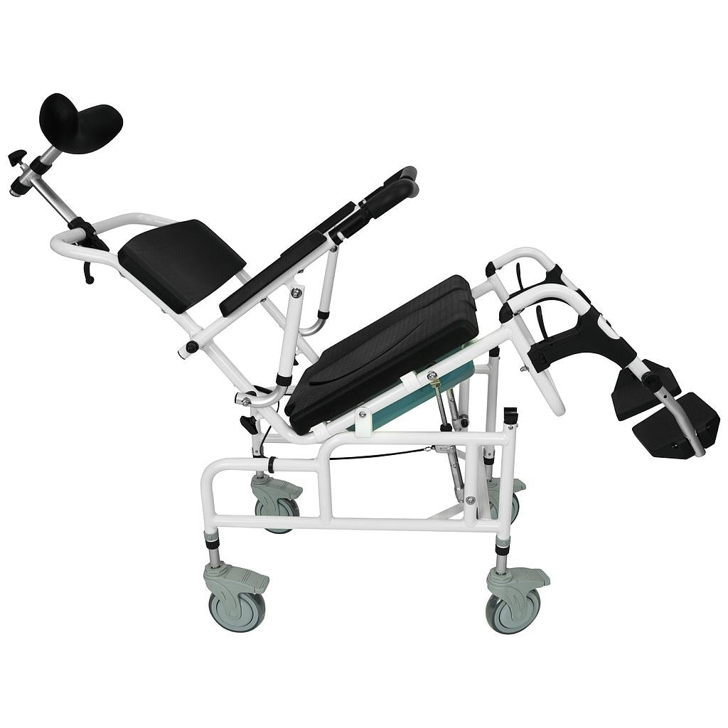 MOB1082WHT
Reclining Shower Commode Transport Chair