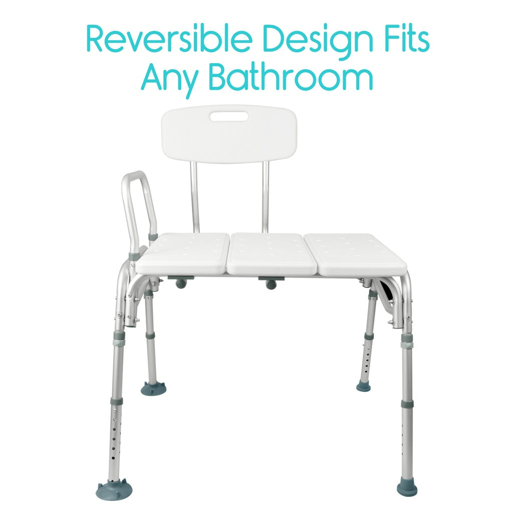 Vive Transfer Bench 2 Pack fits in any bathroom