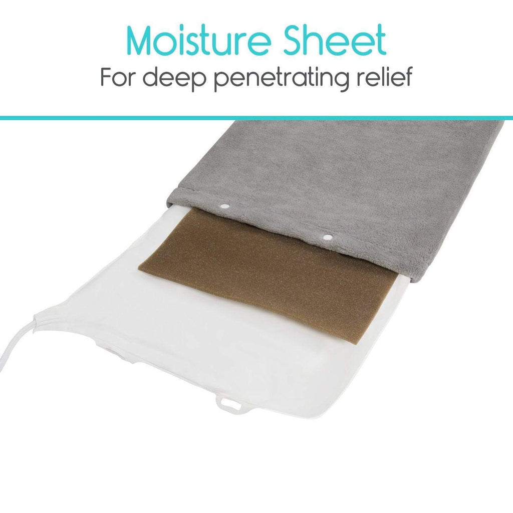 Vive heating pad offers penetrating relief