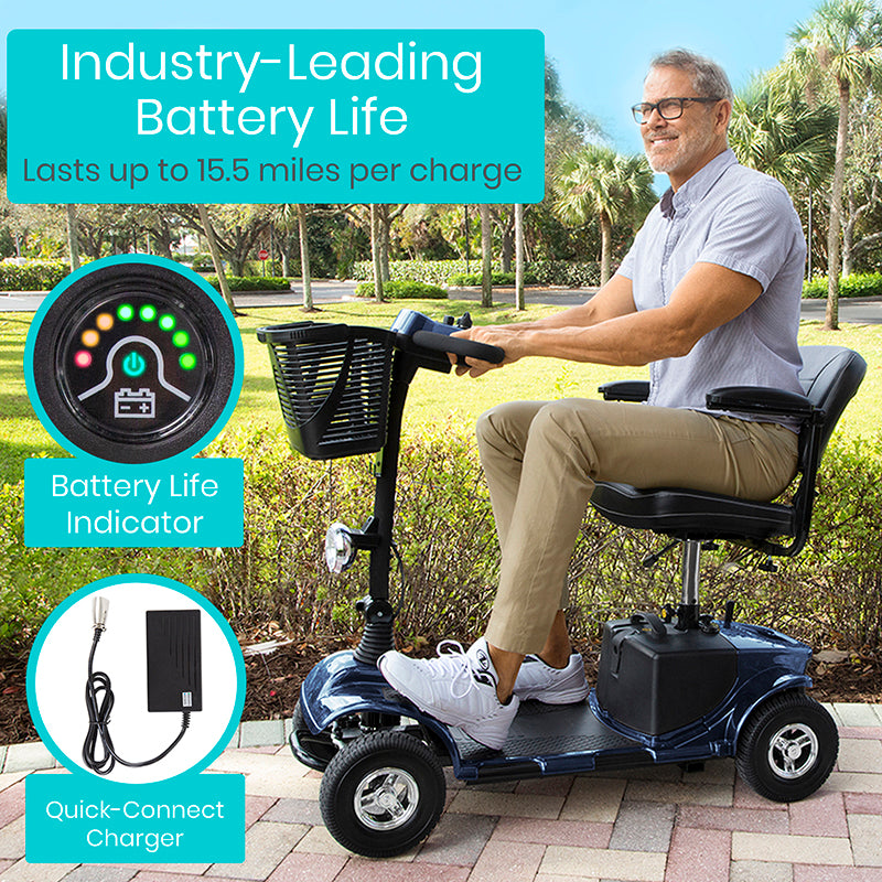 Vive Mobility Scooter – Series A battery life up to 15.5 miles