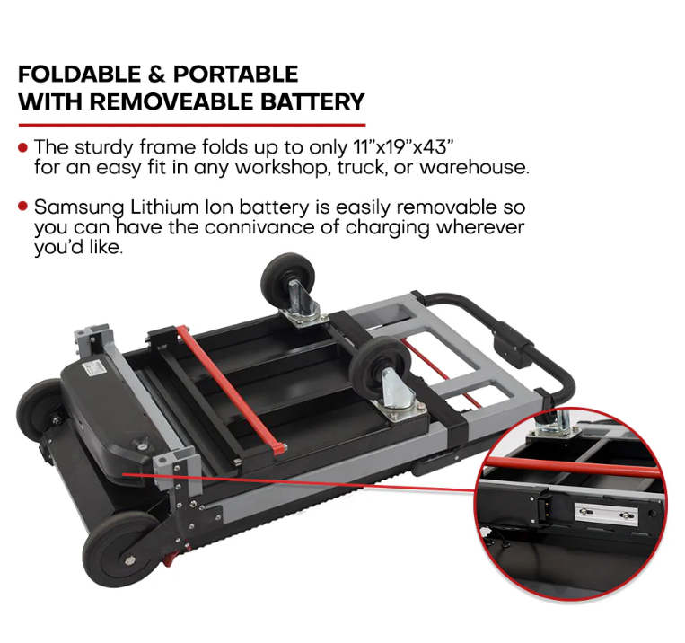 Voltstair Titan Motorized Powered Stair Climbing Hand Truck Dolly