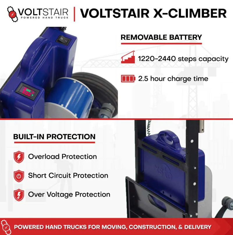 Voltstair X-Climber Powered Stair Climbing Hand Truck