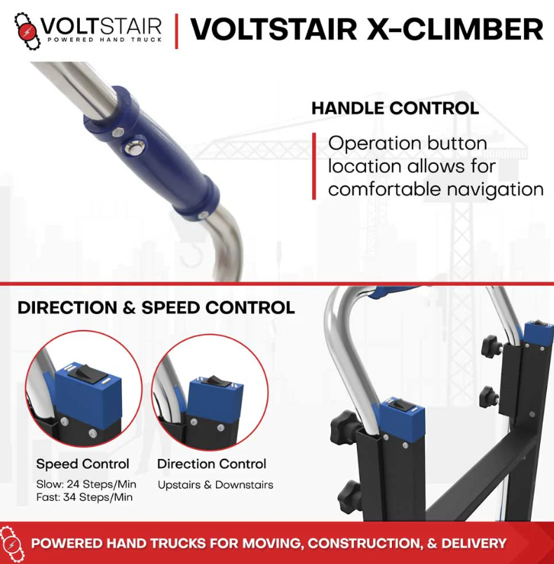 Voltstair X-Climber Powered Stair Climbing Hand Truck
