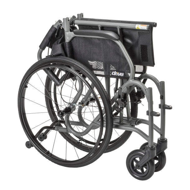 wheelchair folded up