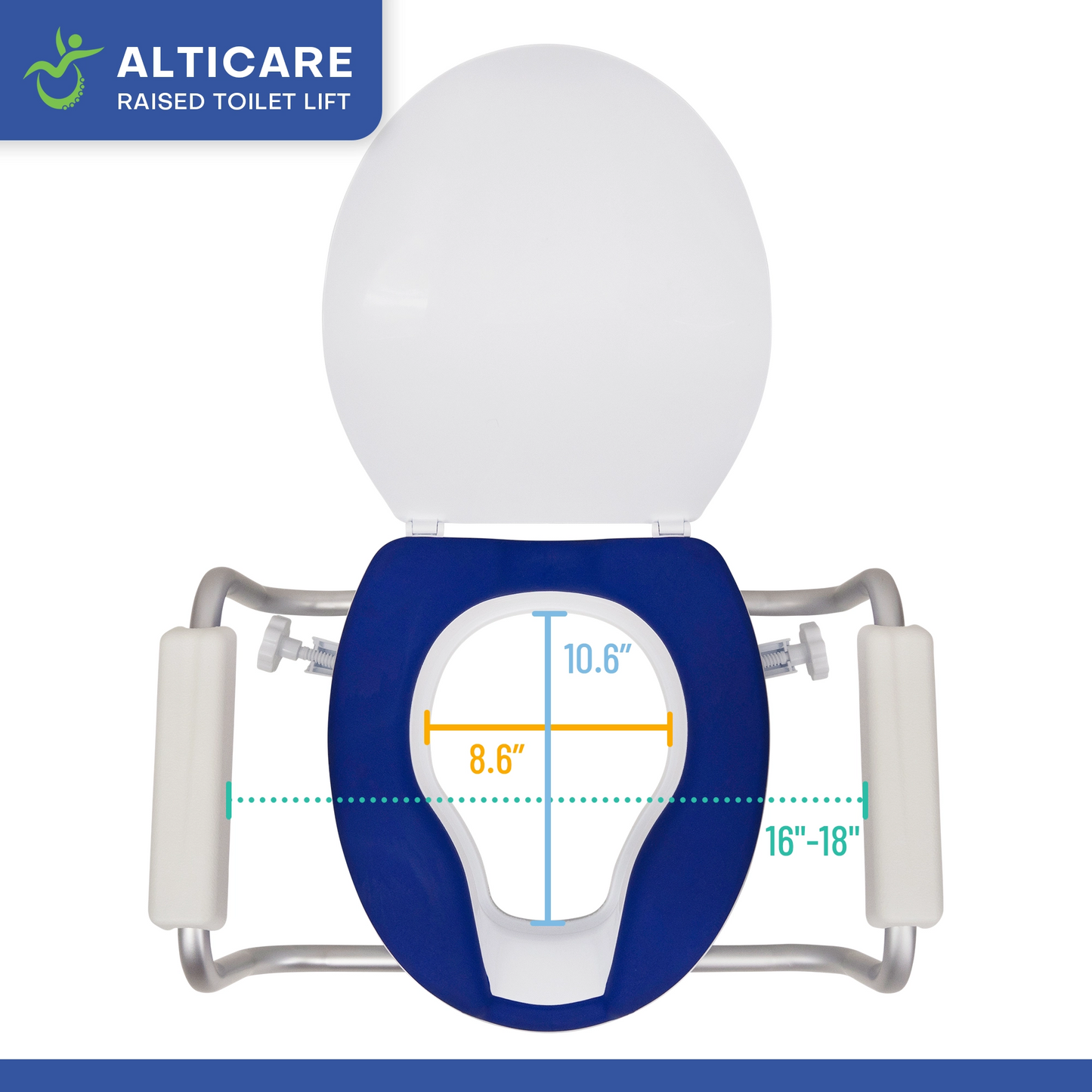 AltiCare 5” Raised Toilet Seat