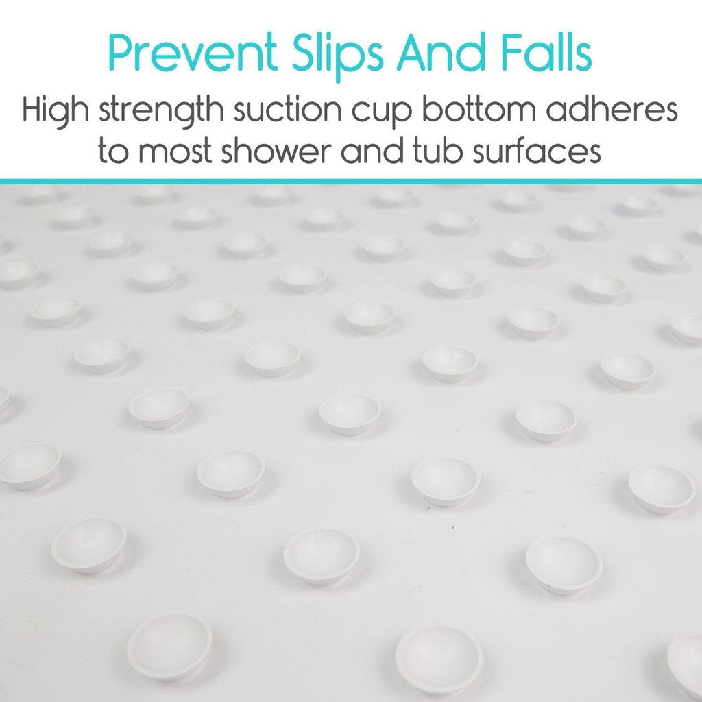 suction cup close up on bath mat