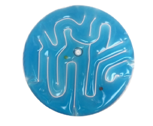 Circle Gel-Maze Pad - 17" Diameter Tactile Sensory Therapy