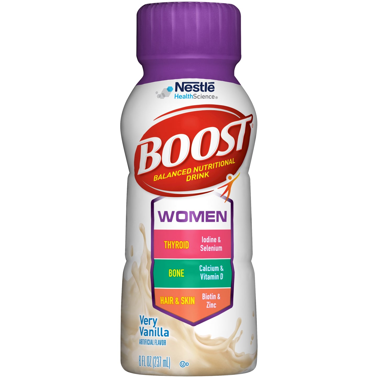 Oral Supplement Boost® Women Very Vanilla Flavor Liquid 8 oz. Bottle