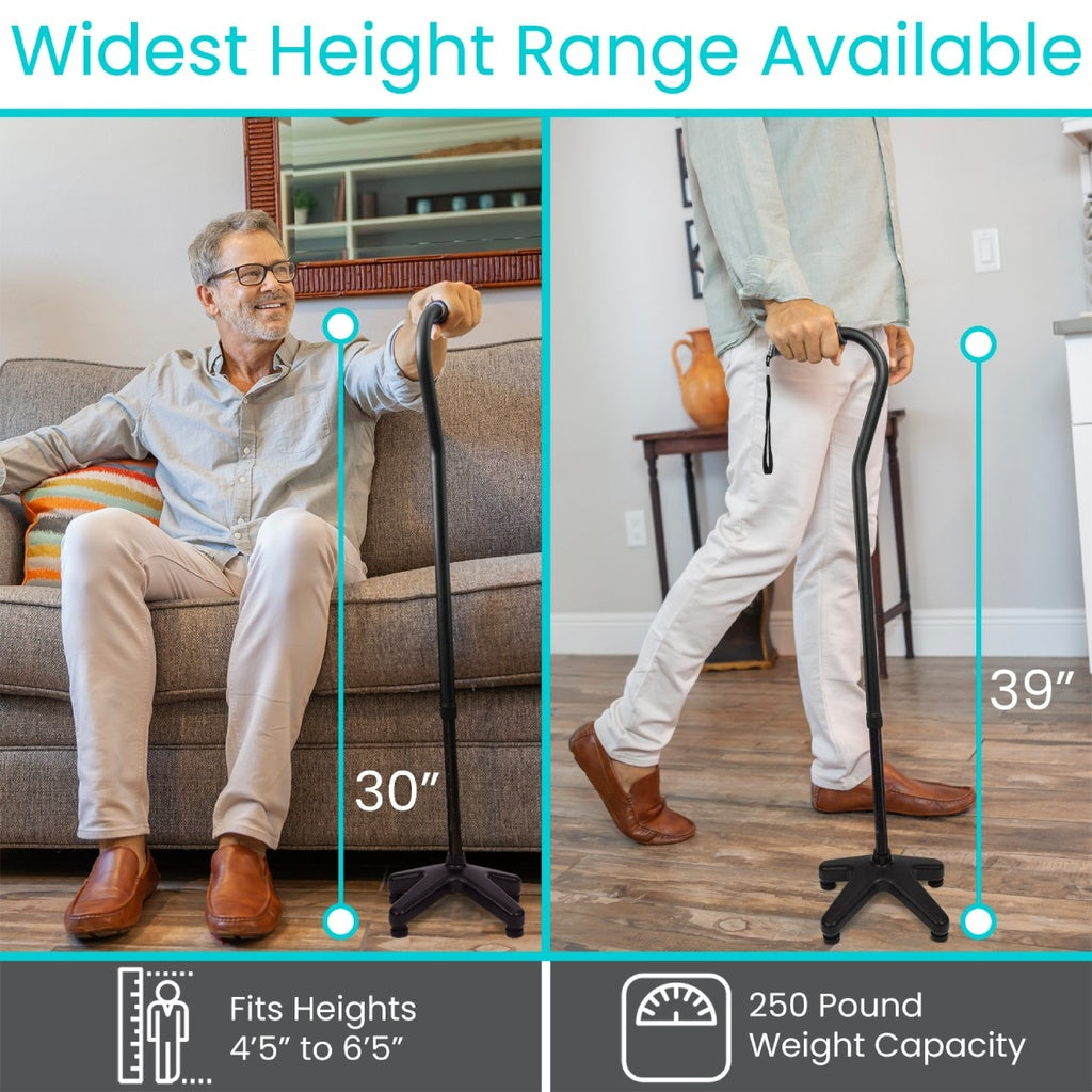 adjustable height for cane