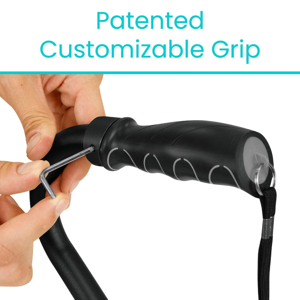adjustable handle for cane