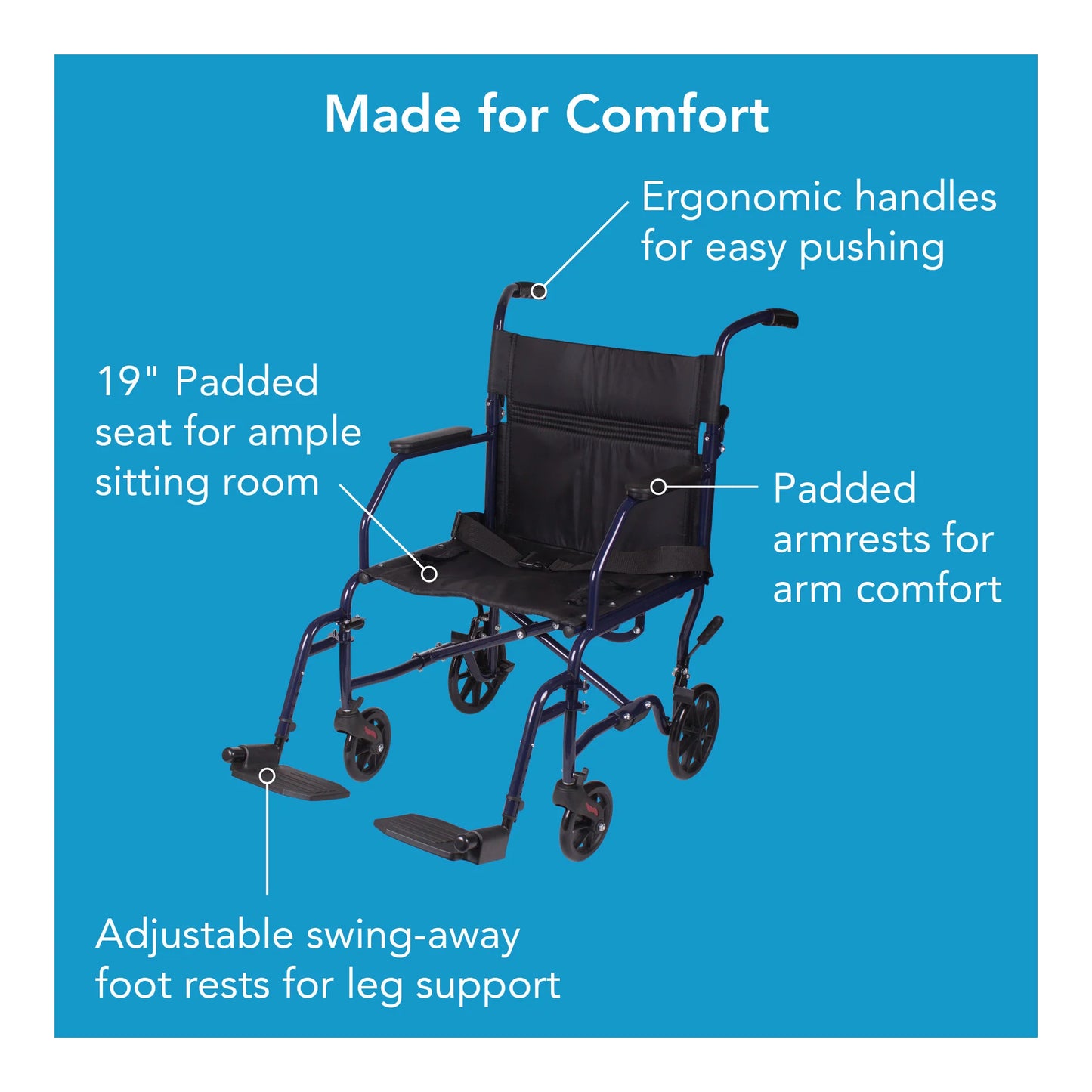 Carex Classics Transport Chair