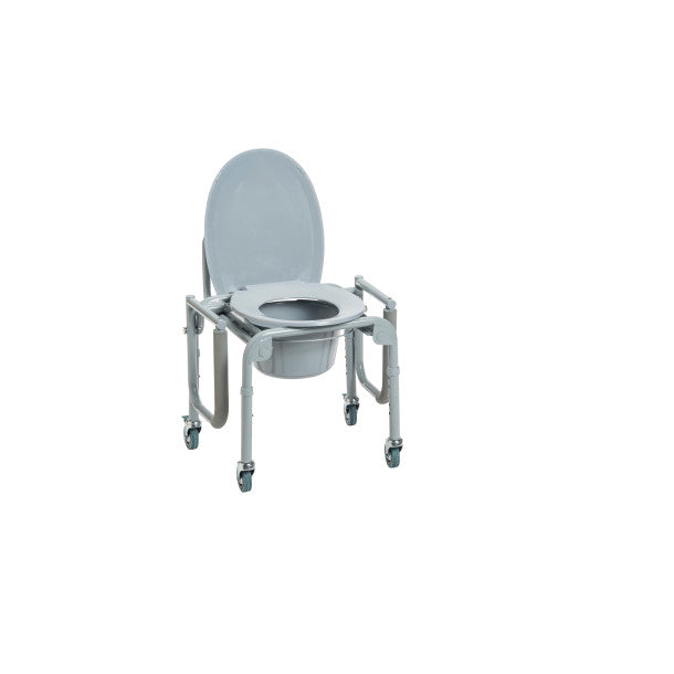 Medical commode chair on a white background