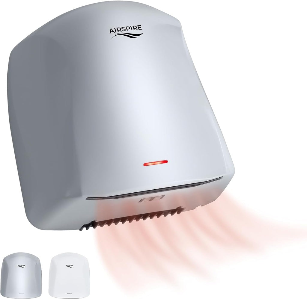 Airspire Pure Hand Dryer – Fast Drying with HEPA Filter & UV Protection