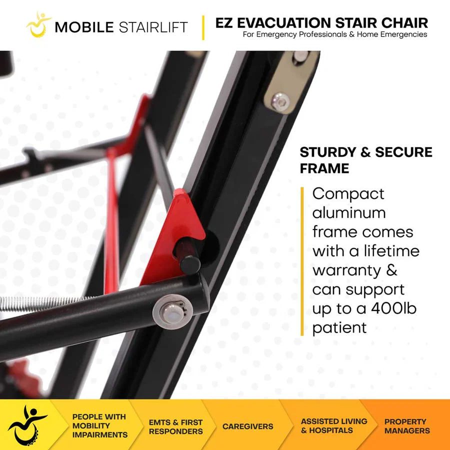 EZ Evacuation Foldable Stair Lift Chair