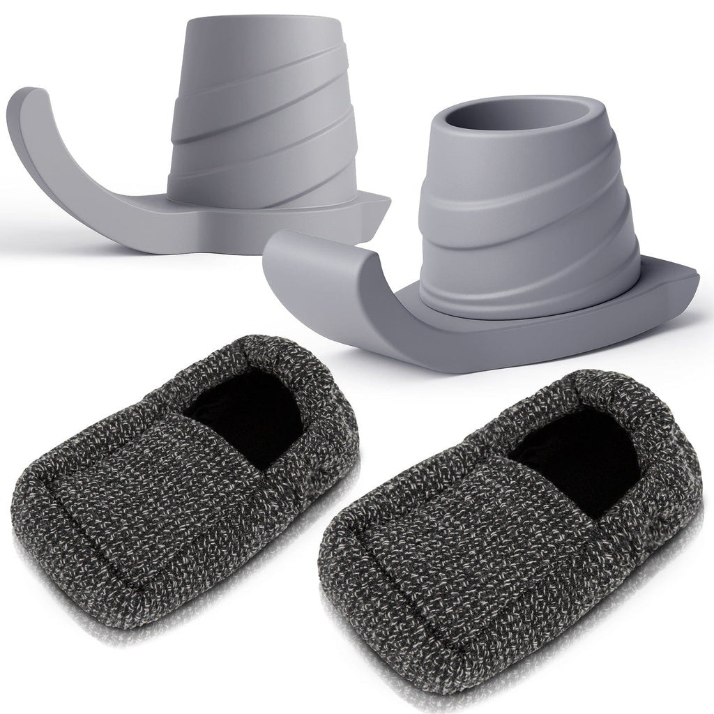 Vive Walker Ski Glides and Covers – Heavy Duty