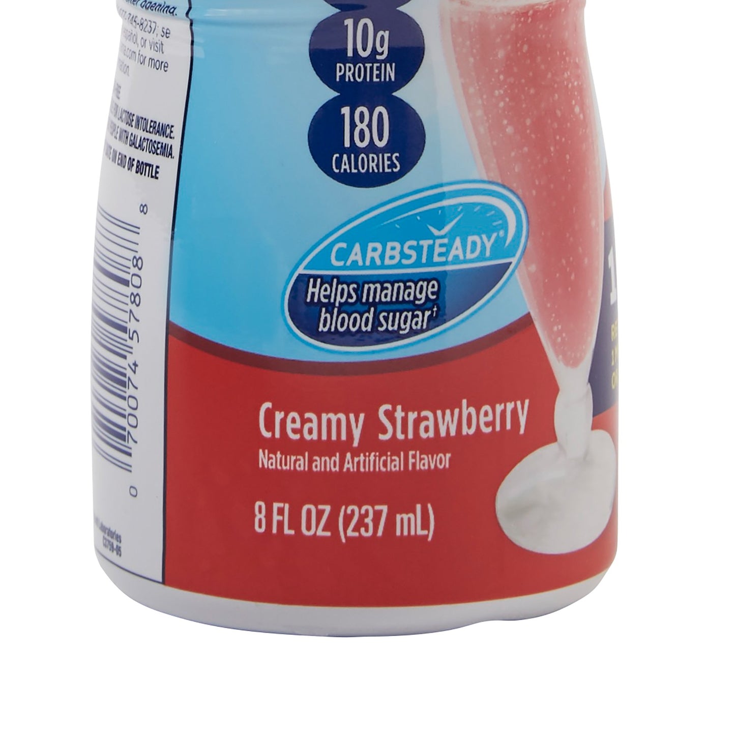 Oral Supplement Glucerna® Original Shake Creamy Strawberry Flavor Liquid 8 oz. Bottle