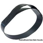 Black belt with 'PathShield' branding on a white background