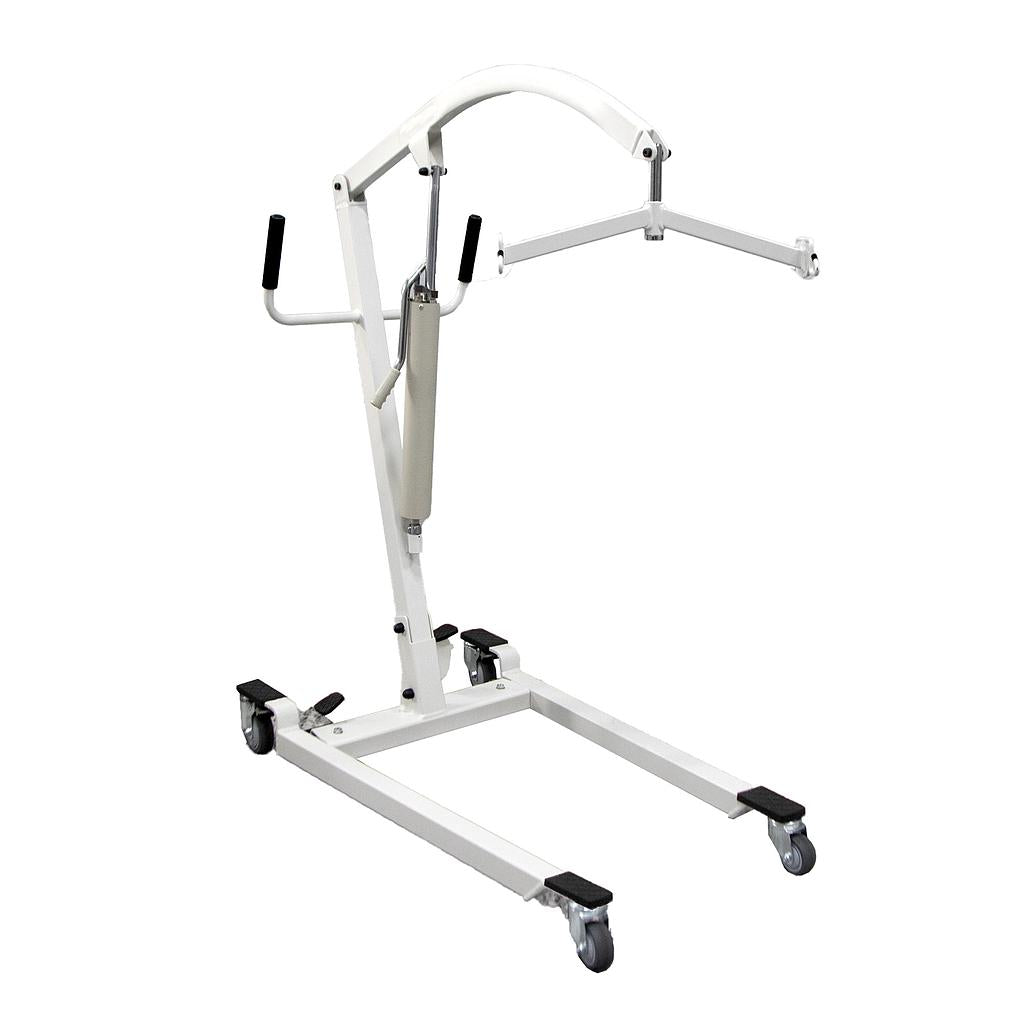 White patient lift on a white background
