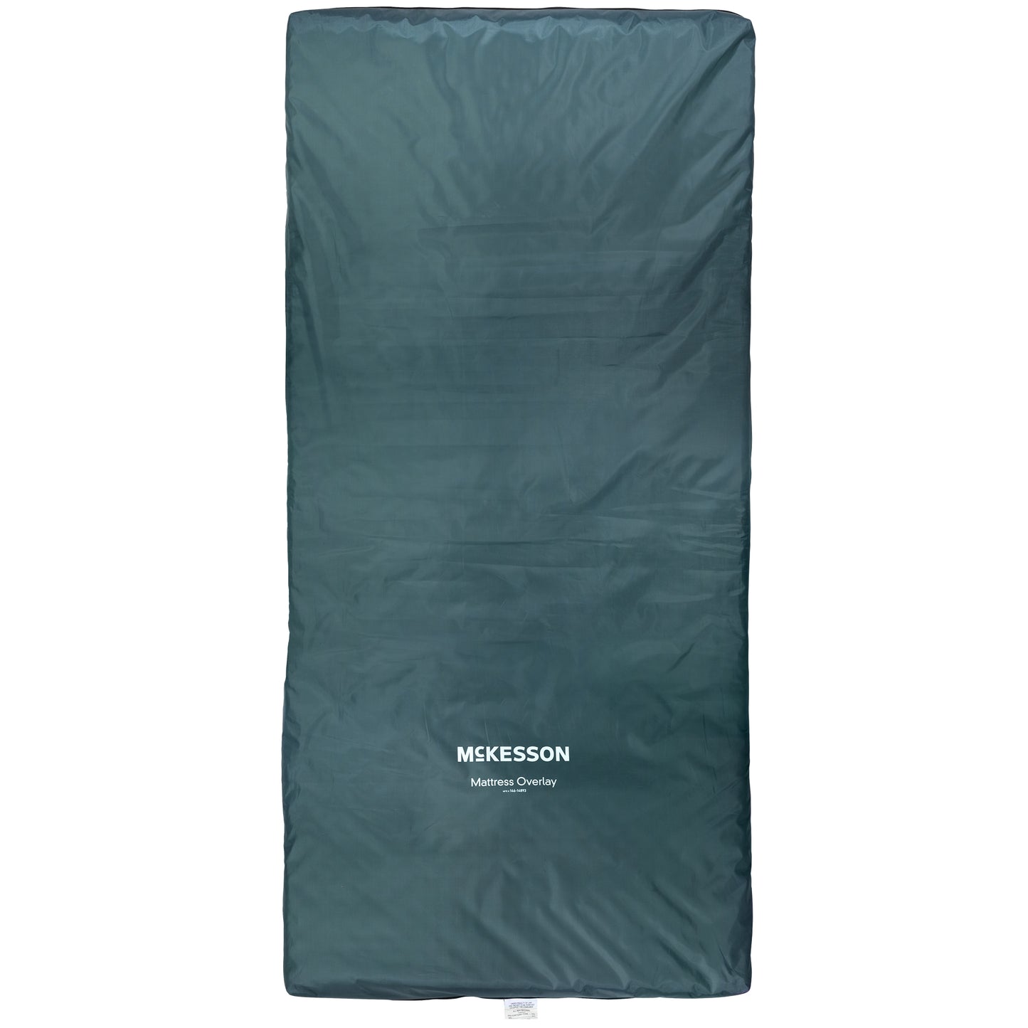 Green mattress overlay with McKesson branding on a white background