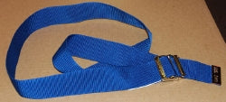 EZ Clean Mobility Support Belt 60" Blue - Polyurethane Coated Healthcare Belt